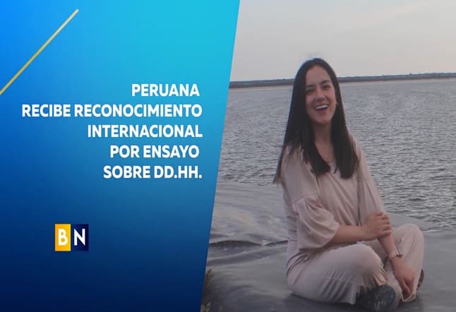 PERUANA RECIBE RECONOCIMIENTO INTERNACIONAL POR ENSAYO SOBRE DD. HH.